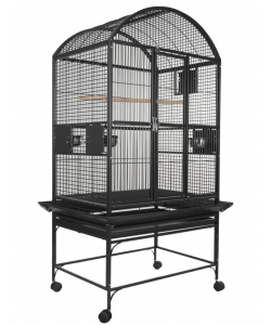 Parrot-Supplies Dakota Dome Top Parrot Cage Black Parrot-Supplies Dakota Dome Top Parrot Cage Black